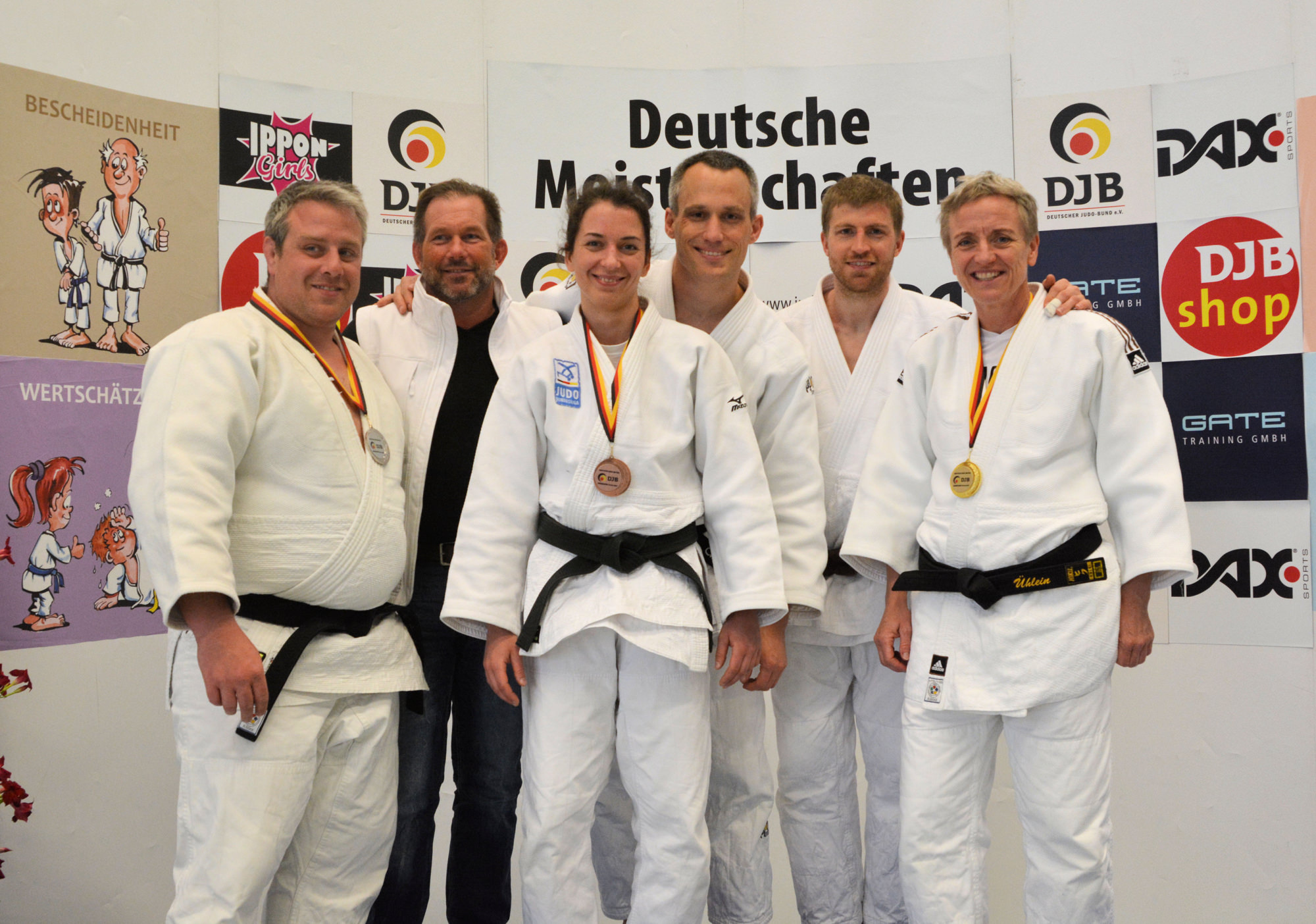 Drei Medaillen auf der Deutschen Meisterschaft Ü30 Judoteam DJK Aschaffenburg
